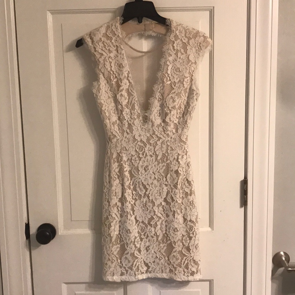 Ivory lace dress